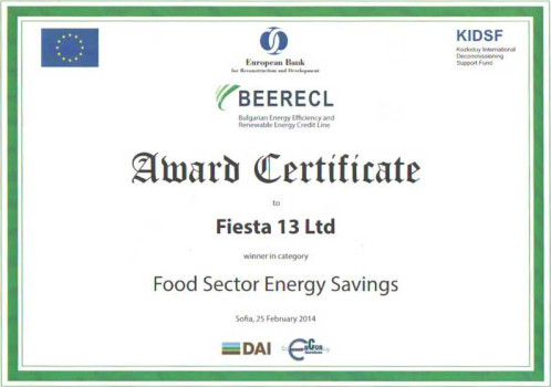 Сертификат Енергийна ефективност